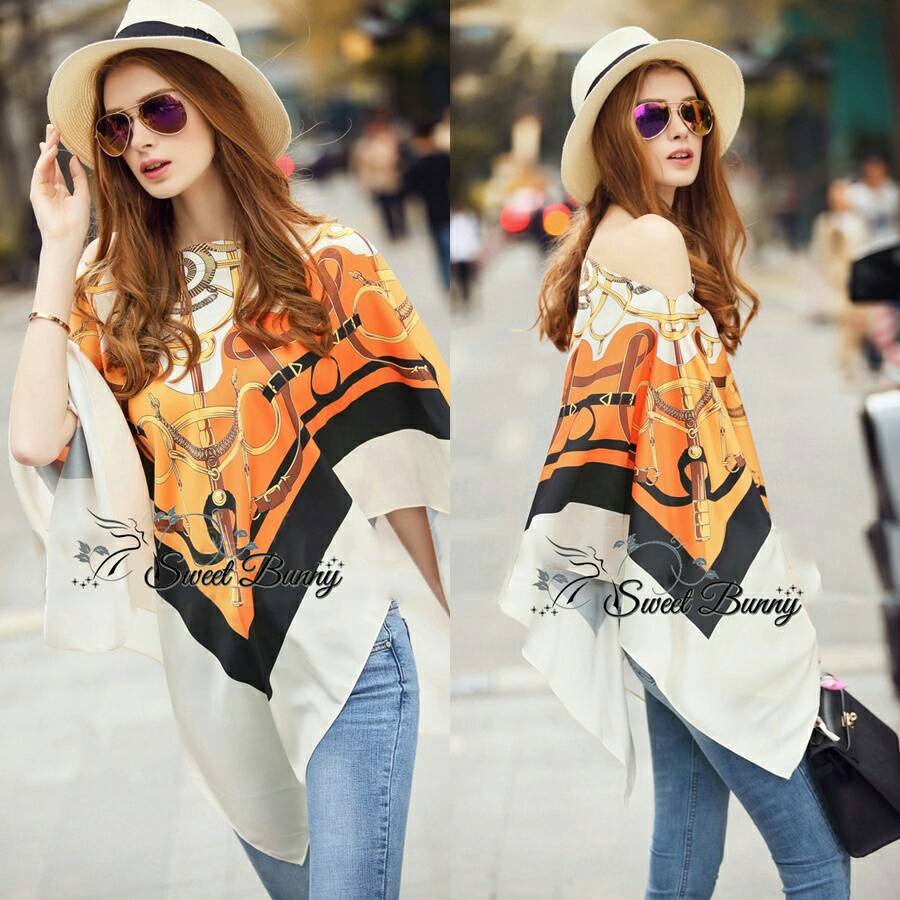 scarf-print-blouse