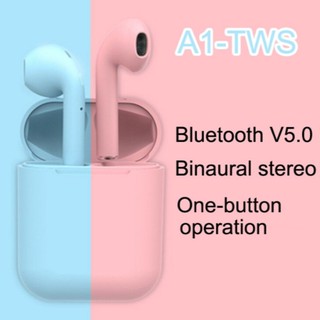 หูฟังบลูทูธไร้สาย A1-TWS bluetooth 5.0 ( HEPACK2) wireless Headset กันเหงื่อได้ ❗️❗️คละสี❗️❗️