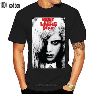 T-shirt  ขายดี เสื้อยืดลําลอง แขนสั้น พิมพ์ลาย Night Of The Living Dead Top Christmas สําหรับผู้ชาย KGjmjj66ICagnl62S-5X