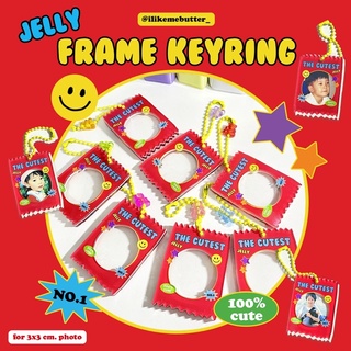 ภาพหน้าปกสินค้าJelly Frame Keyring พวงกุญแจเฟรมใส่รูป 🍬 ที่เกี่ยวข้อง