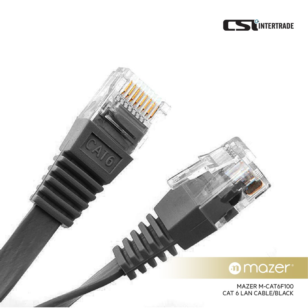 mazer-สายสัญญาณ-mazer-rj-45-cat6-flat-cable-เชื่อมต่อกับ-pc-notebook-rounter-และ-เครื่อข่ายต่างๆ-m-cat6f