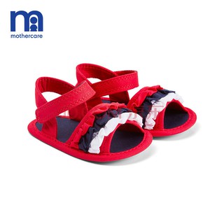 Mothercare รองเท้าเด็กผู้หญิง Girl Red Frill Sandal
