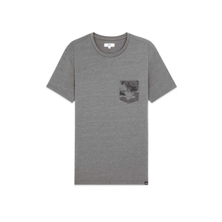 [S-5XL] AIIZ (เอ ทู แซด) - เสื้อยืดผู้ชาย กระเป๋าเสื้อพิมพ์ลาย  Mens Graphic Pocket Round Neck Tee