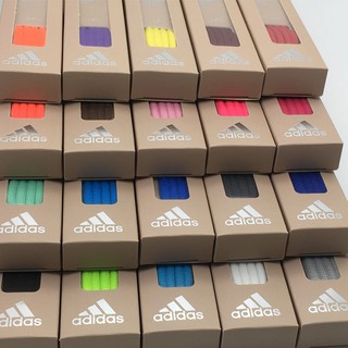 Adidas เหมาะสำหรับเชือกผูกรองเท้ารูปไข่ขนาด 6 มม.แบบกึ่งเฉียง สีดำและสีอื่นๆ