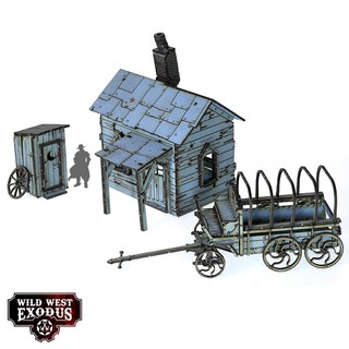 🔥มีของพร้อมส่ง🔥 Wild West Exodus RED OAK PROSPECTORS SHACK