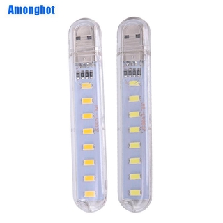 Amonghot โคมไฟ Led ขนาดเล็ก แบบพกพา 5V 8 Led