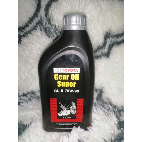 น้ำมันเกียร์ โตโยต้า TOYOTA แท้100%Gear oil super GL-5 75W-90 | Shopee ...
