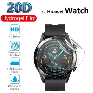 ฟิล์มไฮโดรเจลป้องกันหน้าจอ 2 ชิ้นสําหรับ Huawei Watch Gt 3 42mm 46mm