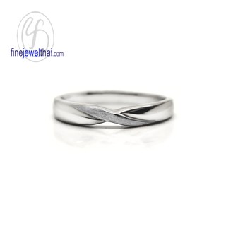 Finejewelthai-แหวน-แหวนอินฟินิตี้-แหวนเงินแท้-Infinity Ring-Silver-Ring-R130100wgm