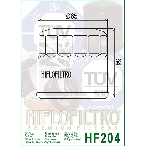 กรองน้ำมันเครื่องรถบิ๊กไบค์-honda-cb500-cr650f-r-crf1000-africa-twin-ยี่ห้อ-hiflo-oil-filters-hf-204