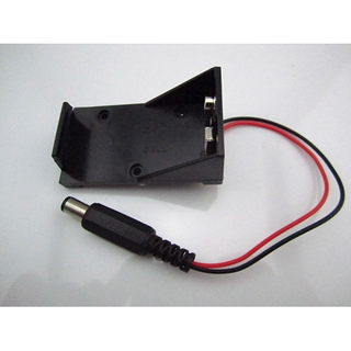 High quality 9V battery box with DC head 2.1*5.5