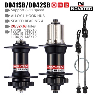 Novatec บูชชิ่งดิสก์เบรกจักรยานเสือภูเขา D041SB D042SB 32 36 หลุม สําหรับ 8 9 10 11 ความเร็ว 32H 36H