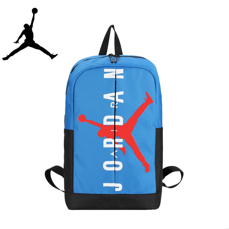 nike-air-jordan-กระเป๋าเป้สะพายหลังสีขาวสีแดง-backpack-กระเป๋าเป้คอมพิวเตอร์นักเรียน