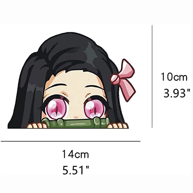 ใหม่-สติกเกอร์สะท้อนแสง-ลายการ์ตูนอนิเมะ-demon-slayer-tanjirou-nezuko-zenit-สําหรับติดตกแต่งหน้าต่างรถยนต์-รถจักรยานยนต์