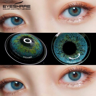 Eyeshare คอนแทคเลนส์สีสันสดใส 12 สีสําหรับตกแต่งตารัสเซีย 2 ชิ้น