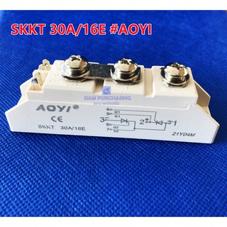 โมดูล THYRISTOR MODULE SKKT 30/16E AOYI (สินค้าในไทย ส่งเร็วทันใจ)