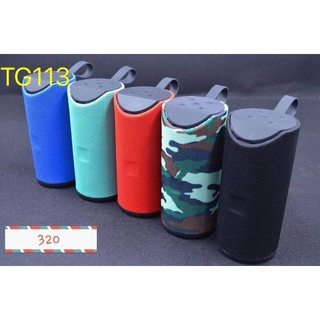 ลำโพงบลูทูธ T&amp;G TG113 Super Bass Wireless Bluetooth Speaker เสียงแน่น เบสหนัก พกพาสะดวก ( แถมฟรี สายชาร์จ + สาย AUX )