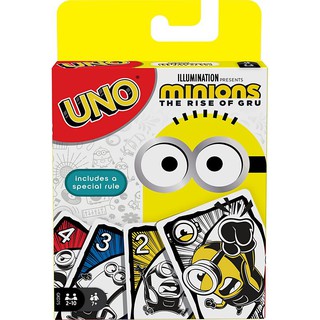 Mattel Games การ์ดเกม UNO Illumination Presents Minions The Rise Of Gru ลิขสิทธิ์แท้ 100% รุ่น GKD75