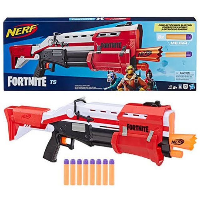 Nerf Fortnite TS-1 Blaster Gun Mega bullets ปืนเนิร์ฟฟอร์ตไนต์ กระสุนเ ...