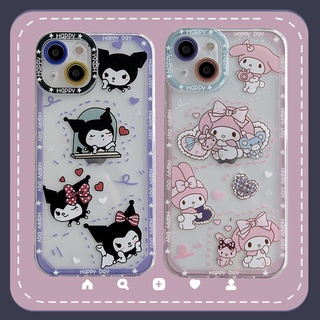 เคสโทรศัพท์มือถือใส แบบนิ่ม ลายการ์ตูนเมโลดี้ และคุโรมิ สําหรับ Redmi 9T 9C 9 8 8A 10 10C 10A Redmi Note 8 9 10 11 pro 9S 10S 11S Xiaomi Poco X3 pro Poco X3 NFC MI 11t pro MI 11 lite