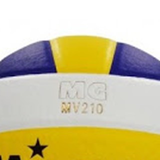 ภาพขนาดย่อของภาพหน้าปกสินค้าMIKASA มิกาซ่า วอลเลย์บอลหนัง Volleyball PU 5 th MV210 FIVB กกท (945) แถมฟรี ตาข่ายใส่ลูกฟุตบอล +เข็มสูบลม+ที่สูบ(คละสี) จากร้าน sportlandwear บน Shopee ภาพที่ 2