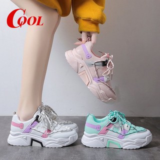 รูปภาพขนาดย่อของCOOL SHOES (มาใหม่ AR-21) รองเท้าผ้าใบผู้หญิง เสริมส้น 5 ซม.รองเท้ากีฬาวิ่งน้ำหนักเบาและใส่สบายลองเช็คราคา