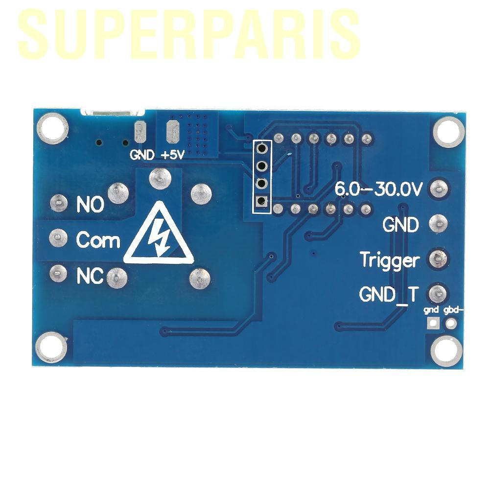 ภาพสินค้าSuperparis DC 5-30V LED Display Delay On/Off Relay Module Trigger Cycle Timer Switch จากร้าน superparis.th บน Shopee ภาพที่ 7