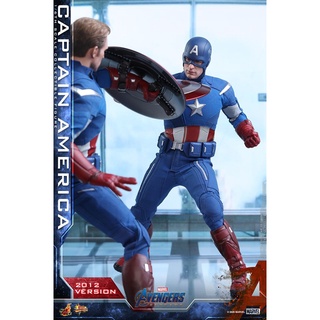 🚛 สินค้าพร้อมส่ง​ Hot Toys MMS563 Avengers: Endgame 1/6 Captain America (2012 Version)