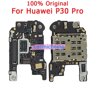 Promotion 100 % Sim / Sd Card Reader พร้อมไมโครโฟนสําหรับ Huawei P30 Pro Sim Holder
