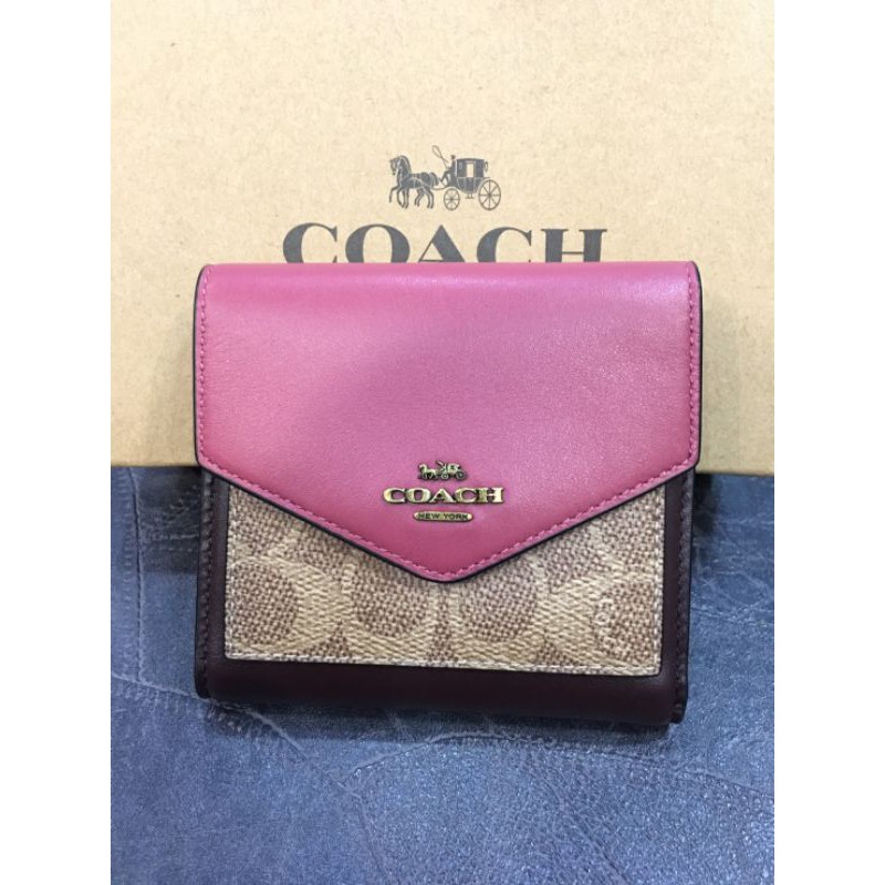 coachกระเป๋าสตางค์ของแท้-ลดราคาพิเศษ