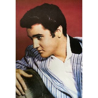 โปสเตอร์ รูปถ่าย ราชา ร็อก เอลวิส เพรสลีย์ Elvis Presley POSTER 23”x34” American Singer King of Rock and Roll V9