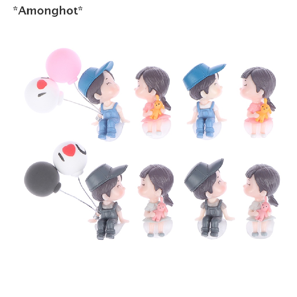 amonghot-ตุ๊กตาฟิกเกอร์-รูปลูกโป่งน่ารัก-สําหรับตกแต่งรถยนต์