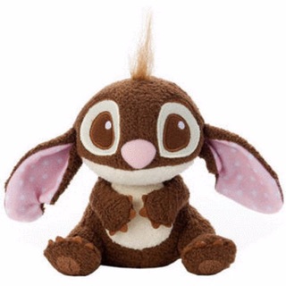 แท้ 100% จากญี่ปุ่น ตุ๊กตา ดิสนีย์ Disney Stitch Beans Collection Chocolate Plush Doll