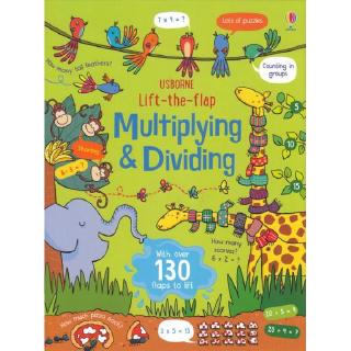 DKTODAY หนังสือ USBORNE LIFT-THE-FLAP MULTIPLYING&amp;DIVIDING (AGE 6+)