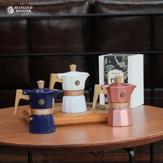 Bluegold Moka Pot (โมก้าพอท) หม้อต้มกาแฟสไตล์อิตาลี