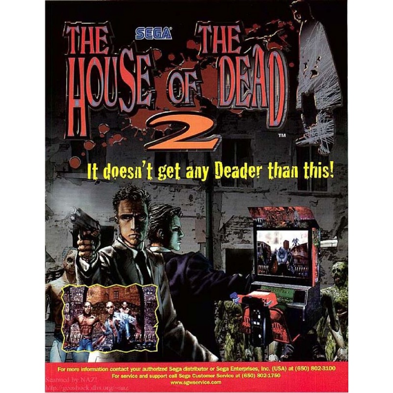 The House Of The Dead 2 Sur Dreamcast - Version Japonaise - Bon état