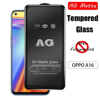 ฟิล์มกระจกนิรภัยกันรอยหน้าจอ เนื้อแมตต์ สําหรับ OPPO A98 A78 A17 A17k A57 A77 A77s A97 A96 A16 A16k A16e A76 A36 A95 A74 A94 A55 A54 A93 A15 A15s A35 A53 A33 A5 A9 2020 AG