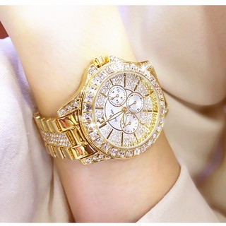 ส่งจากไทย มีเก็บเงินปลายทาง 😎 นาฬิกาข้อมือควอตซ์แฟชั่นหรูหรา สำหรับผู้หญิง นาฬิกา แบรนด์ Bee Sister