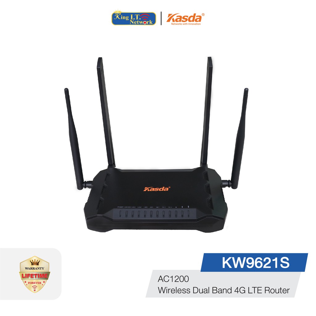 KASDA (KW9621S) AC1200 Wireless Dual Band 4G/LTE Router Shopee Thailand