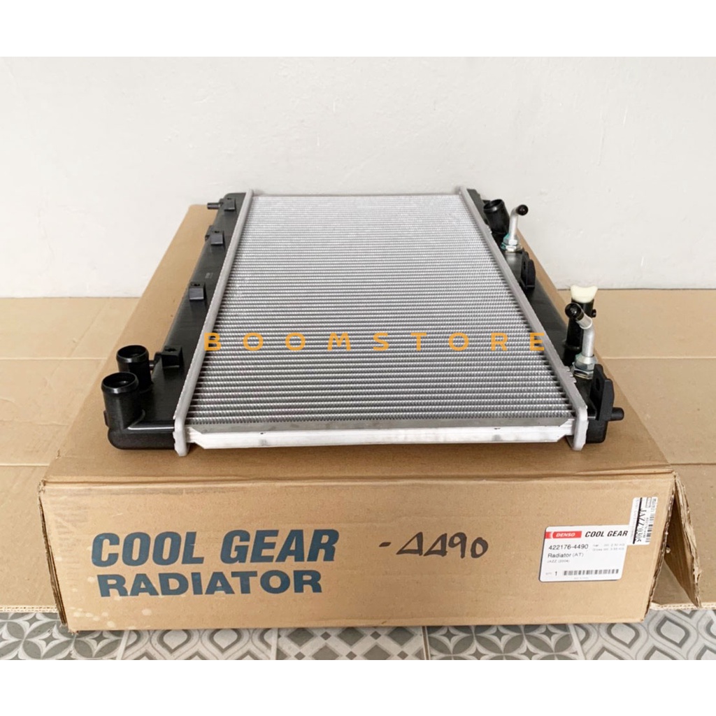 denso-หม้อน้ำรถยนต์-cool-gear-honda-jazz-gd-แจ๊ส-ปี2003-07-เกียร์ออโต้-a-t-รหัสสินค้า-422176-4490