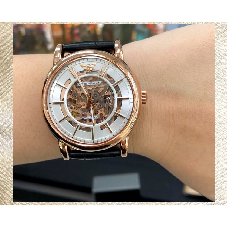 Armani AR 60007 นาฬิกาข้อมือสายหนังสำหรับผู้ชาย | Shopee Thailand