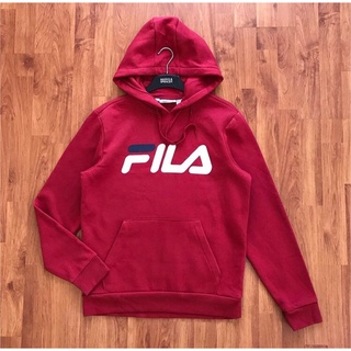 FILA⏸LOGO HOODIE เสื้อฮู้ดแท้⛔️ราคารวมค่าจัดส่งค่ะ⛔️