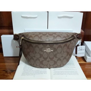 🔥HOT ITEM !!Best Seller🔥 COACH F48740 BELT BAG IN SIGNATURE CANVAS