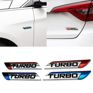 [Big Sale] TURBO สติ๊กเกอร์โลโก้ 3 D สําหรับตกแต่งรถยนต์