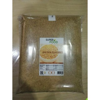 สินค้า แฟลกซีดสีทอง ออร์แกนิค แบบบดผง(Organic Ground Golden Flaxseed)1000 กรัม (1 kg)