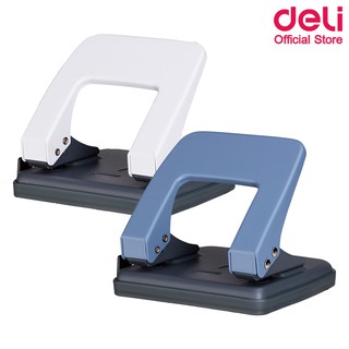 Deli 0102 2-Hole Punch เครื่องเจาะกระดาษ สำหรับเข้าเล่ม (คละสี 1 ชิ้น) ที่เจาะกระดาษ อุปกรณ์สำนักงาน เครื่องเขียน