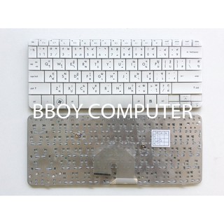 HP Keyboard คีย์บอร์ด HP PAVILION DV2 DV2-1000 DV2-1100 DV2-1200 สีขาว TH-EN