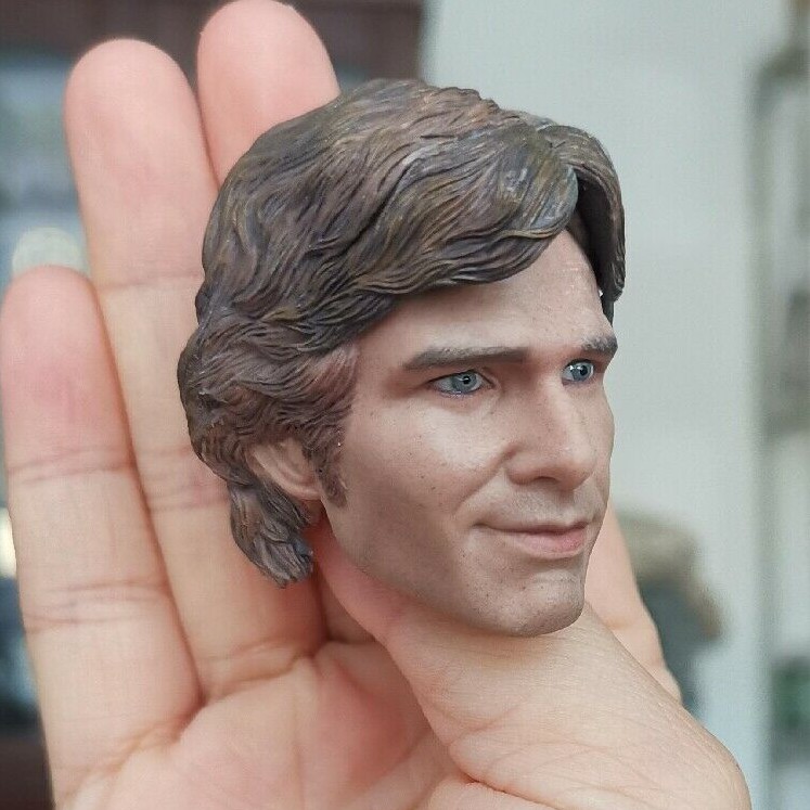ภาพหน้าปกสินค้าหัวฟิกเกอร์รูปหน้ายิ้ม 1 / 6 Han Solo สําหรับ Ford Head Sculpt F 12 นิ้ว จากร้าน tamiaty.th บน Shopee