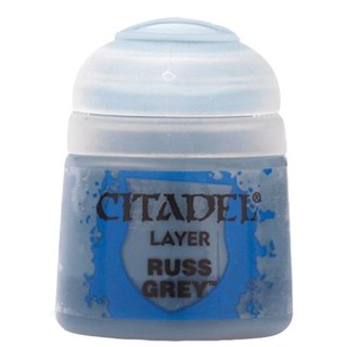 Citadel : LAYER: RUSS GREY (12ML) สีอะคริลิคสำหรับทาโมเดล