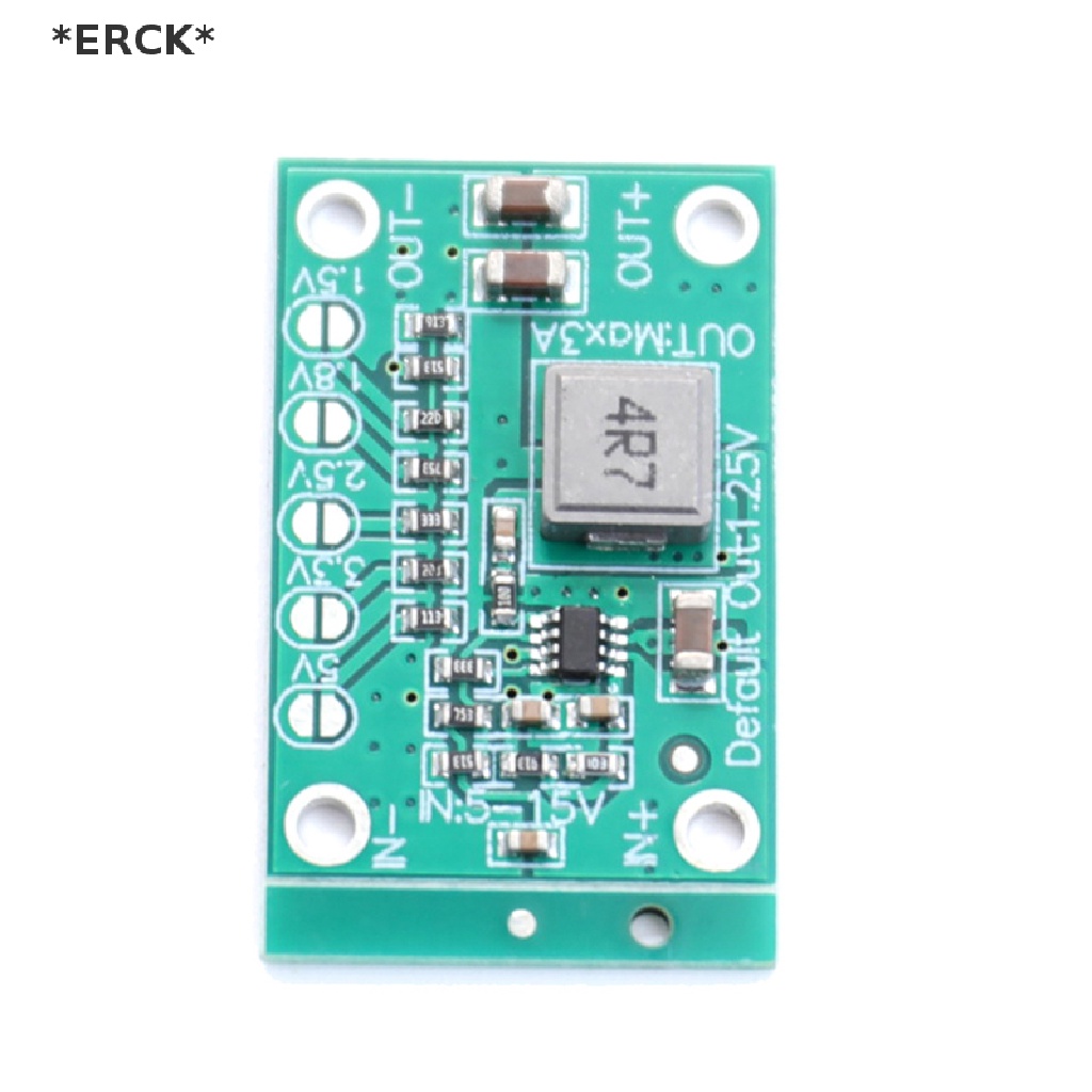 erck-บอร์ดแปลงพลังงาน-dc-5-16v-เป็น-1-25v-1-5v-1-8v-2-5v-3-3v-5v-3a